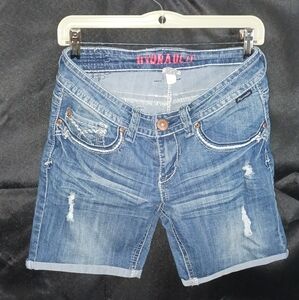 Vintage Distressed Bermuda Shorts